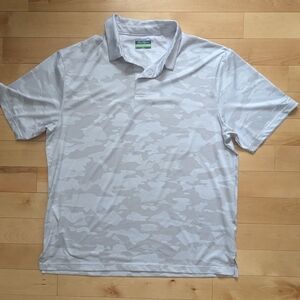 Ben Hogan Performance Light Gray Camouflage Polo Shirt
